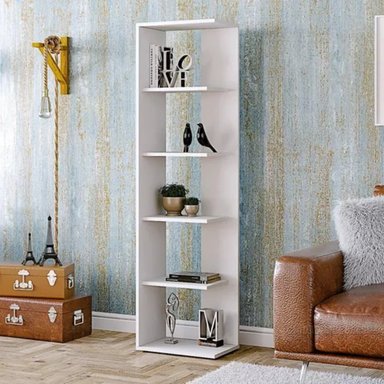 ESTANTE R&R MUEBLES RRC-265 BLANCO LINEAL MODERNO ANITA