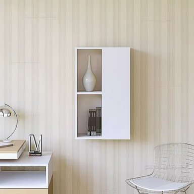 ESTANTE R&R MUEBLES RRC-270 BLANCO FLOTANTE KAY 1 PUERTA