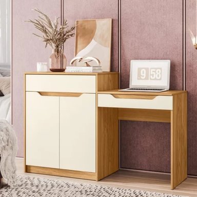 TOCADOR R&R MUEBLES CICCIA MARRÓN CLARO MODERNO