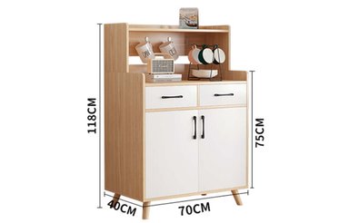 MUEBLE ORGANIZADOR DE COCINA R&R MUEBLES SAMANTHA 2 CAJONES MODERNO RYR MUEBLES - 3