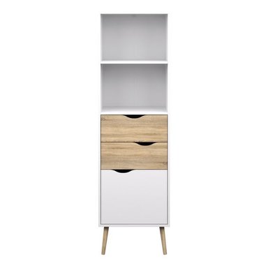 ESTANTE R&R MUEBLES ZERAFINA MULTICOLOR MODERNO