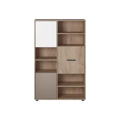 ESTANTE R&R MUEBLES PAUL MARRÓN CLARO MODERNO