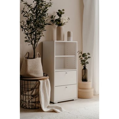 ESTANTE R&R MUEBLES SILFIE BLANCO MODERNO