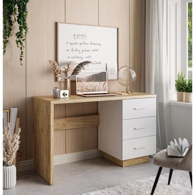 ESCRITORIO MODERNO R&R MUEBLES RAPHTALIA 121 CM X 50 CM DUNA