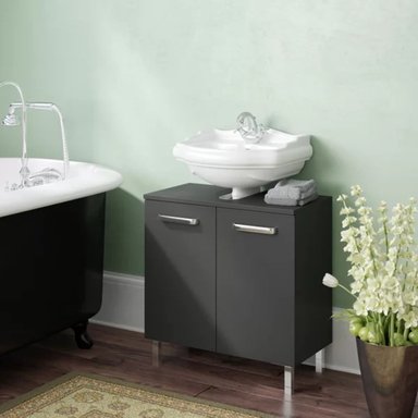 MUEBLE BAÑO R&R HUBB NEGRO INFERIOR LAVADERO