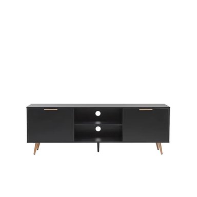MUEBLE PARA TV R&R MUEBLES YUBABA 55' MODERNO NEGRO - 2