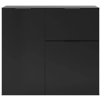 APARADOR R&R MUEBLES YOR MODERNO NEGRO