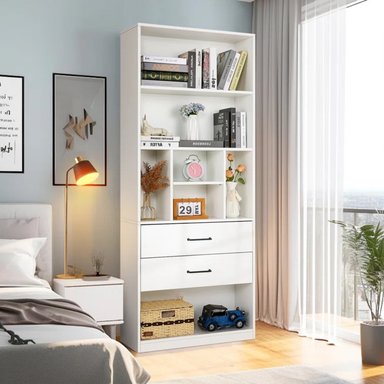 ESTANTE R&R MUEBLES DENTO BLANCO MODERNO