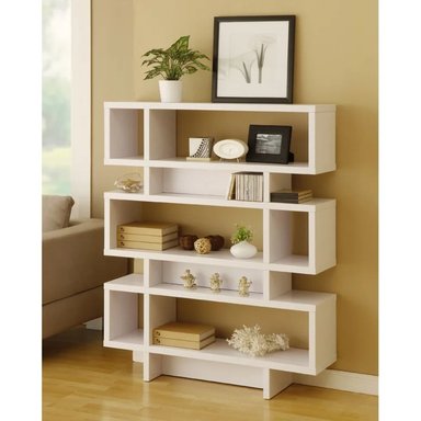 ESTANTE R&R MUEBLES KIAWE BLANCO MODERNO