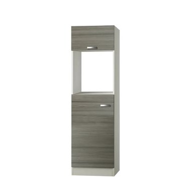 MUEBLE DE COCINA R&R MUEBLES KIBA MODERNO BLANCO Y GRIS RYR MUEBLES