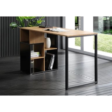 ESCRITORIO MODERNO R&R MUEBLES NOZAKI 120 CM X 60 CM MARRÓN