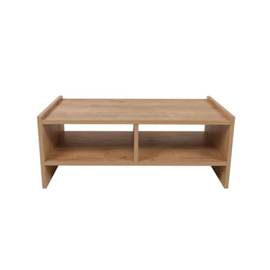 MESA DE CENTRO R&R MUEBLES HUSK MODERNO MARRON - 2