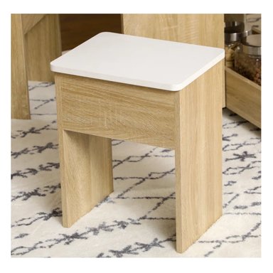 JUEGO DE COMEDOR PLEGABLE CON 4 BANCOS PRIXIE DUNA RYR MUEBLES - 5