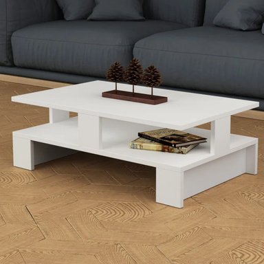 MESA DE CENTRO R&R MUEBLES SHINKIE MODERNA BLANCO