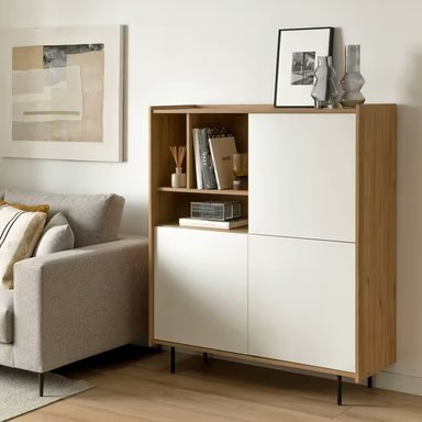 APARADOR R&R MUEBLES MINI CAROLINE DUNA BLANCO