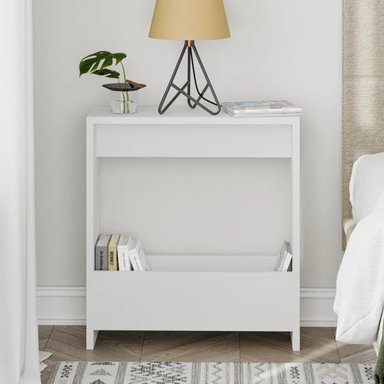MESA LATERAL R&R MUEBLES RUPIA BLANCO 20X55CM ORGANIZADORA RYR MUEBLES - 3