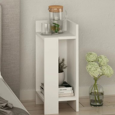 MESA NOCHE R&R MUEBLES MODERNA SERI BLANCO