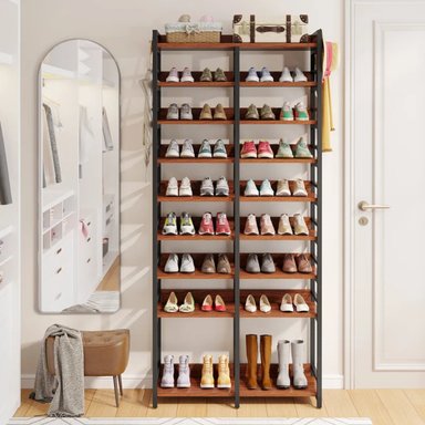 ZAPATERA R&R MUEBLES THALÍA MARRÓN MODERNA