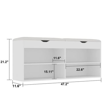 ZAPATERA R&R MUEBLES SASSHA BLANCO MODERNA - 4