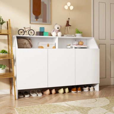 ZAPATERA R&R MUEBLES BLANCO MODERNA 120 CM