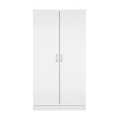 ROPERO R&R MUEBLES KENNEDY MODERNO 2 PUERTAS BLANCO