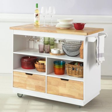 MUEBLE AUXILIAR DE COCINA R&R MUEBLES GYES BLANCO RYR MUEBLES