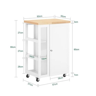 MUEBLE AUXILIAR DE COCINA R&R MUEBLES SAUROS BLANCO RYR MUEBLES - 3