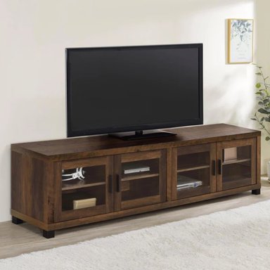 MUEBLE PARA TV R&R MUEBLES LEONOR 55' MODERNO 200 CM MARRÓN - 1