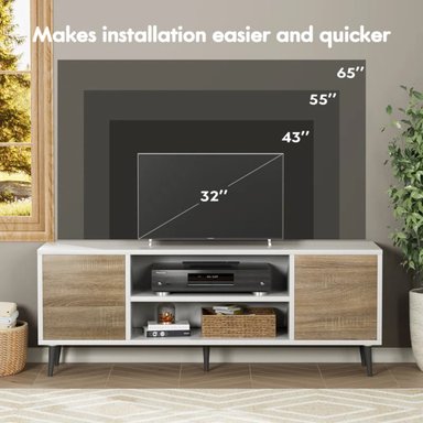 MUEBLE PARA TV 55' VINTAGE ELI BLANCODUNA RYR MUEBLES - 2