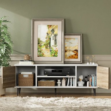 MUEBLE PARA TV 55' VINTAGE ELI BLANCODUNA RYR MUEBLES - 3