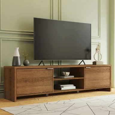 MUEBLE PARA TV R&R MUEBLES JADER 55' MODERNO MARRÓN