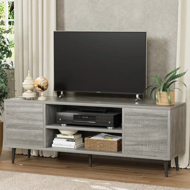MUEBLE PARA TV R&R MUEBLES ELI 55' VINTAGE GRIS