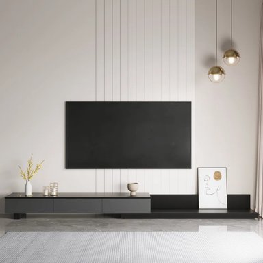 MUEBLE PARA TV R&R MUEBLES LÍA 55' 2 EXPANDIBLE 3 CAJONES