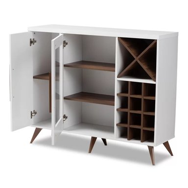 MUEBLE BAR R&R MUEBLES LOBATON MODERNO BLANCO - 3
