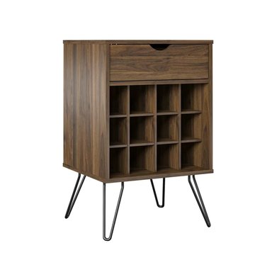MUEBLE BAR R&R MUEBLES SOA MODERNO MARRON - 2
