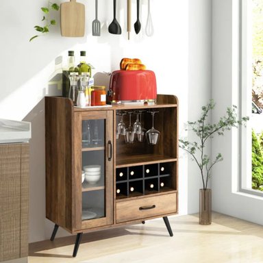 MUEBLE BAR R&R MUEBLES MAPI MODERNO MARRON - 1