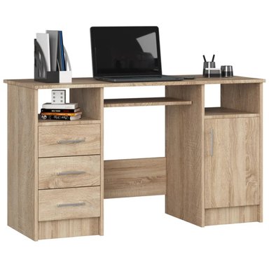 ESCRITORIO MODERNO R&R MUEBLES GLURAK 145 CM X 50 CM DUNA