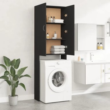 MUEBLES LAVANDERIA R&R SHIKI NEGRO MODERNO - 2