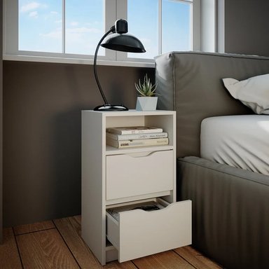 VELADOR R&R MUEBLES MODERNO MIKU BLANCO