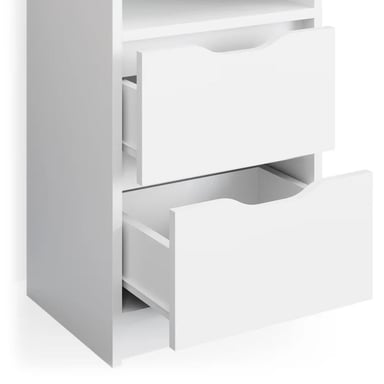 VELADOR R&R MUEBLES MODERNO MIKU BLANCO - 2