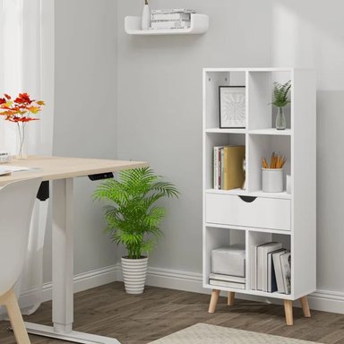 ESTANTE R&R MUEBLES TAKANASHI BLANCO MODERNO