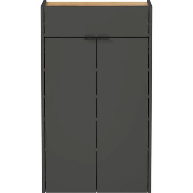 ZAPATERA R&R MUEBLES SHOZO NEGRO MODERNA