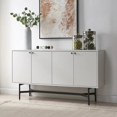 APARADOR R&R MUEBLES BLANCO MODERNO MARVIN