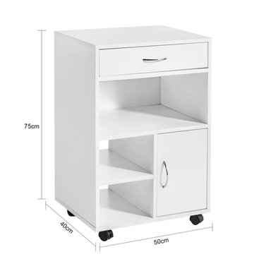 ARCHIVADOR R&R MUEBLES HINAKO 50 CM X 40 CM BLANCOARCHIVADO MODERNO - 3