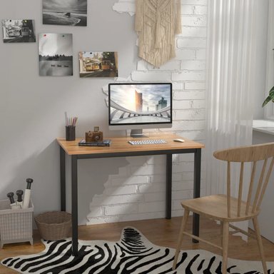 ESCRITORIO MINIMALISTA R&R MUEBLES KURAU 100 CM X 60 CM MARRÓN