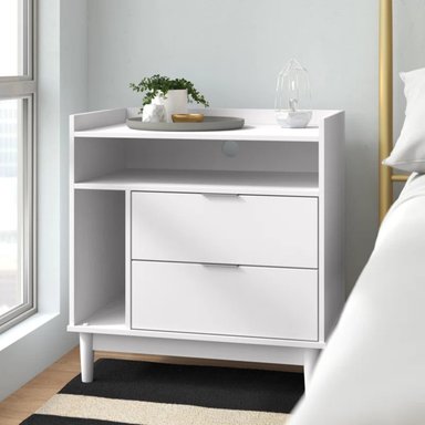 VELADOR R&R MUEBLES MODERNO ZAMORA BLANCO