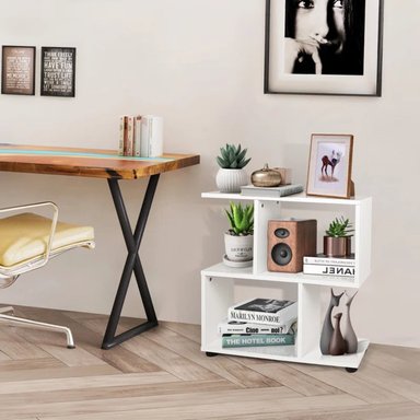 ESTANTE LIBRERO R&R MUEBLES HUGO BLANCO ORGANIZADOR