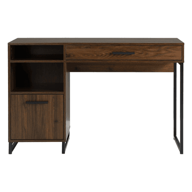 ESCRITORIO MODERNO R&R MUEBLES PRADO 120 CM X 45 CM MARRÓN 1 PUERTA 1 CAJÓN - 2