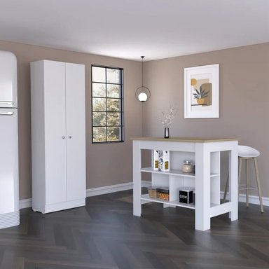 MUEBLE DE COCINA R&R MUEBLES SATO MODERNO BLANCO RYR MUEBLES