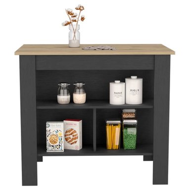 MUEBLE DE COCINA R&R MUEBLES SATO MODERNO NEGRO RYR MUEBLES - 2